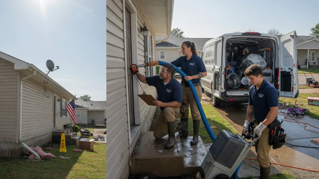 Ceiling Water Damage Restoration in Belmont, WI near me